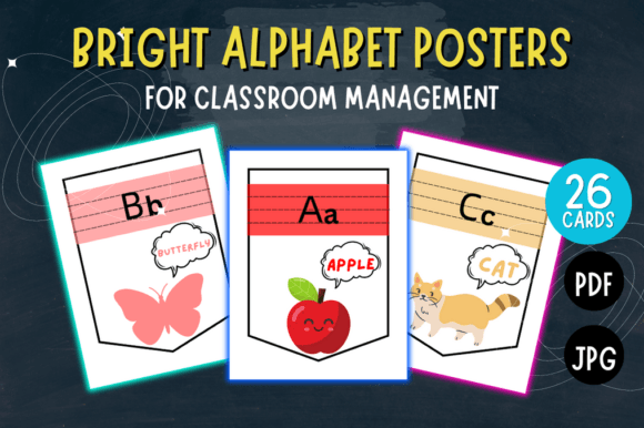 Alphabet Banner for Classroom Decor: A Design Asset for Learning