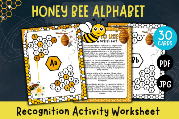Alphabet Recognition Activity Worksheets: A Design Asset for Learning