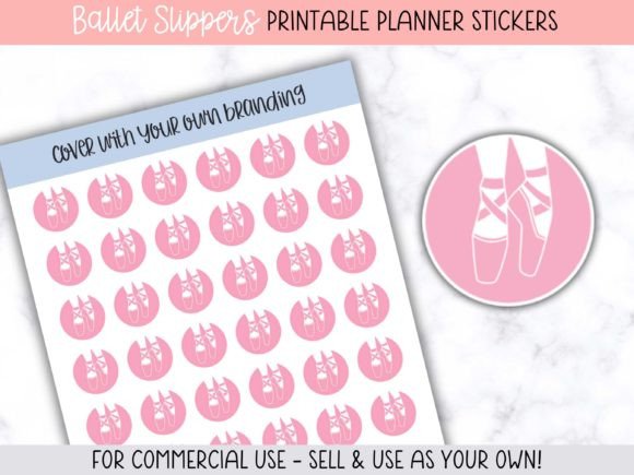 Ballet Slippers Planner Stickers: Elevating Your Creative Projects