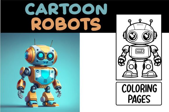 Charming Robot Illustrations for Creative Design Projects