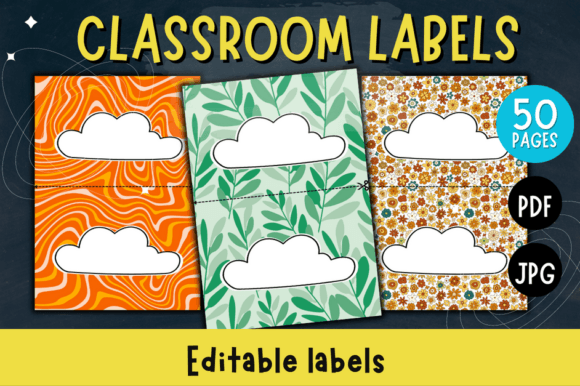 Editable Classroom Labels: A Designer's Guide to Functional Beauty