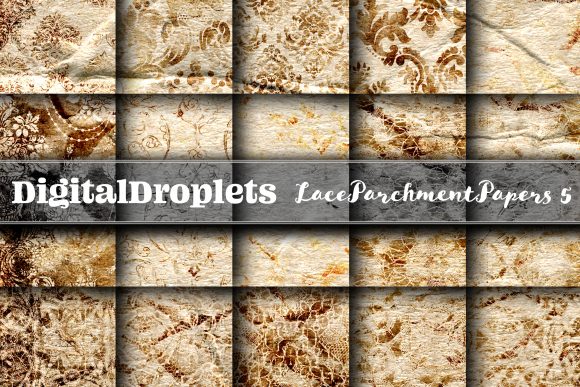 Elevate Your Designs with Vintage Lace Parchment Textures