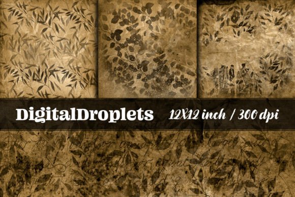 Golden Leaves Vol.2: Artisan Textures for Modern Design