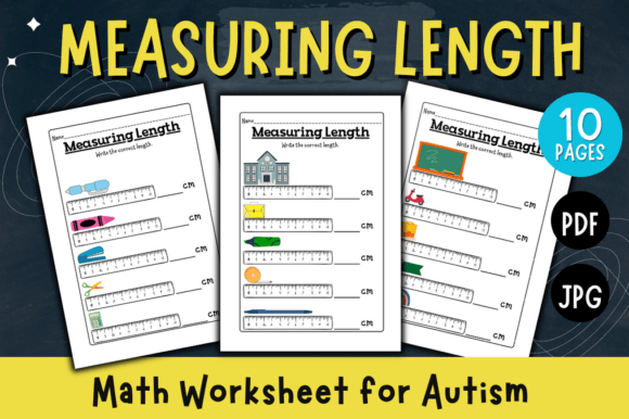 Measurement Worksheet for Autism Kids: Designing for Clarity