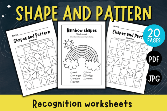 Shape Recognition Math Worksheets: Design & Application