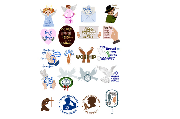 Spiritual Bundle 2023: 20 Cliparts for Inspired Design